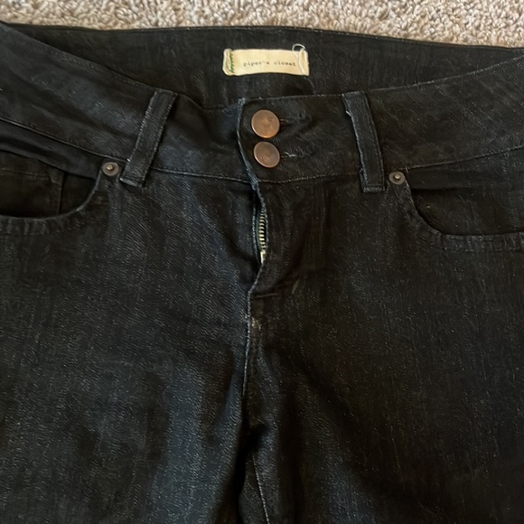 Pipers closet black skinny. Very stretchy. Little bit muted black. - Picture 3 of 5